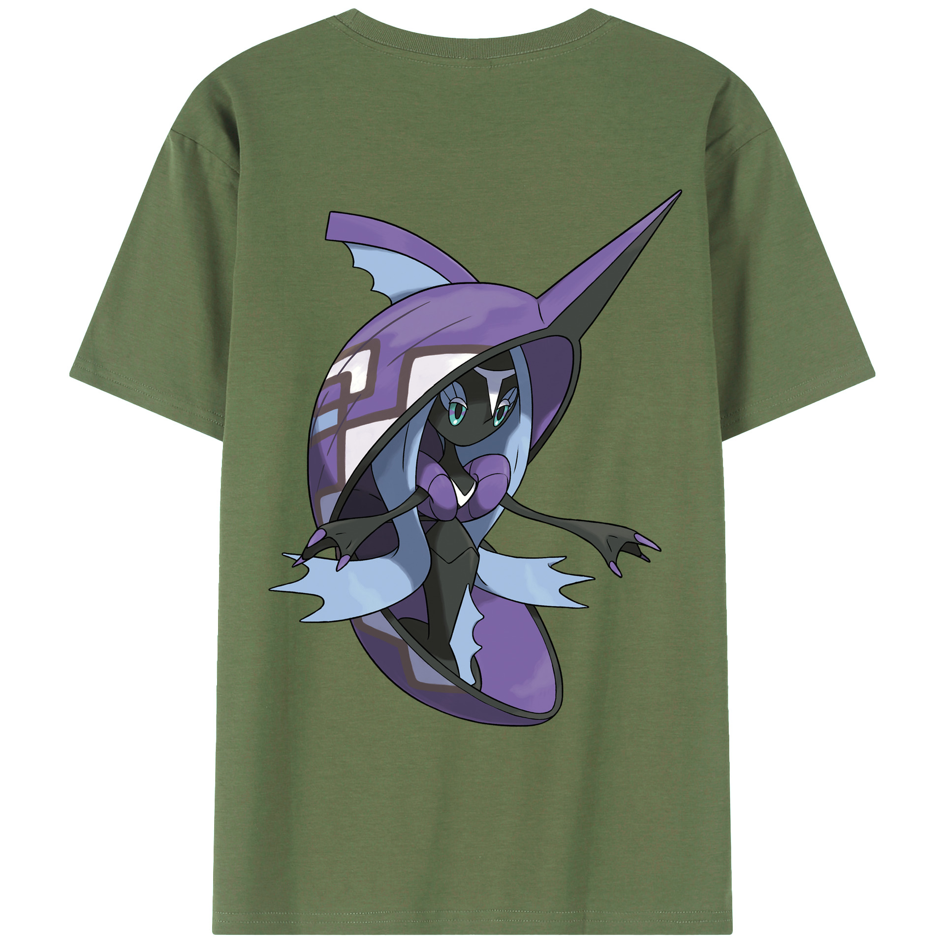 （画像用） ポケットモンスター Pokémon 綿100％ メンズ半袖Tシャツ（バックプリント） 通気性